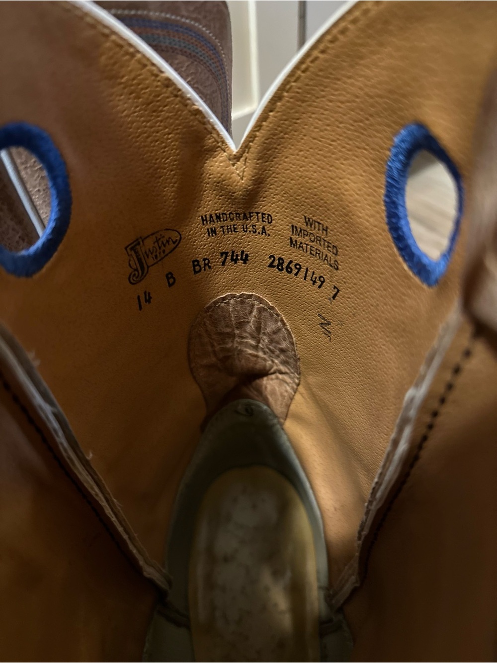 Justin Cowboy boots - Picture 3 of 4